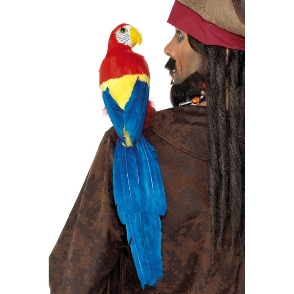 Op deze afbeelding zie je een Decoratie, van het merk Smiffy's. Papegaai