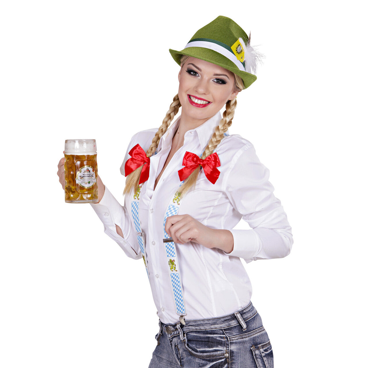 Op deze afbeelding zie je een Accessoires, van het merk Widmann. Bretels Beieren