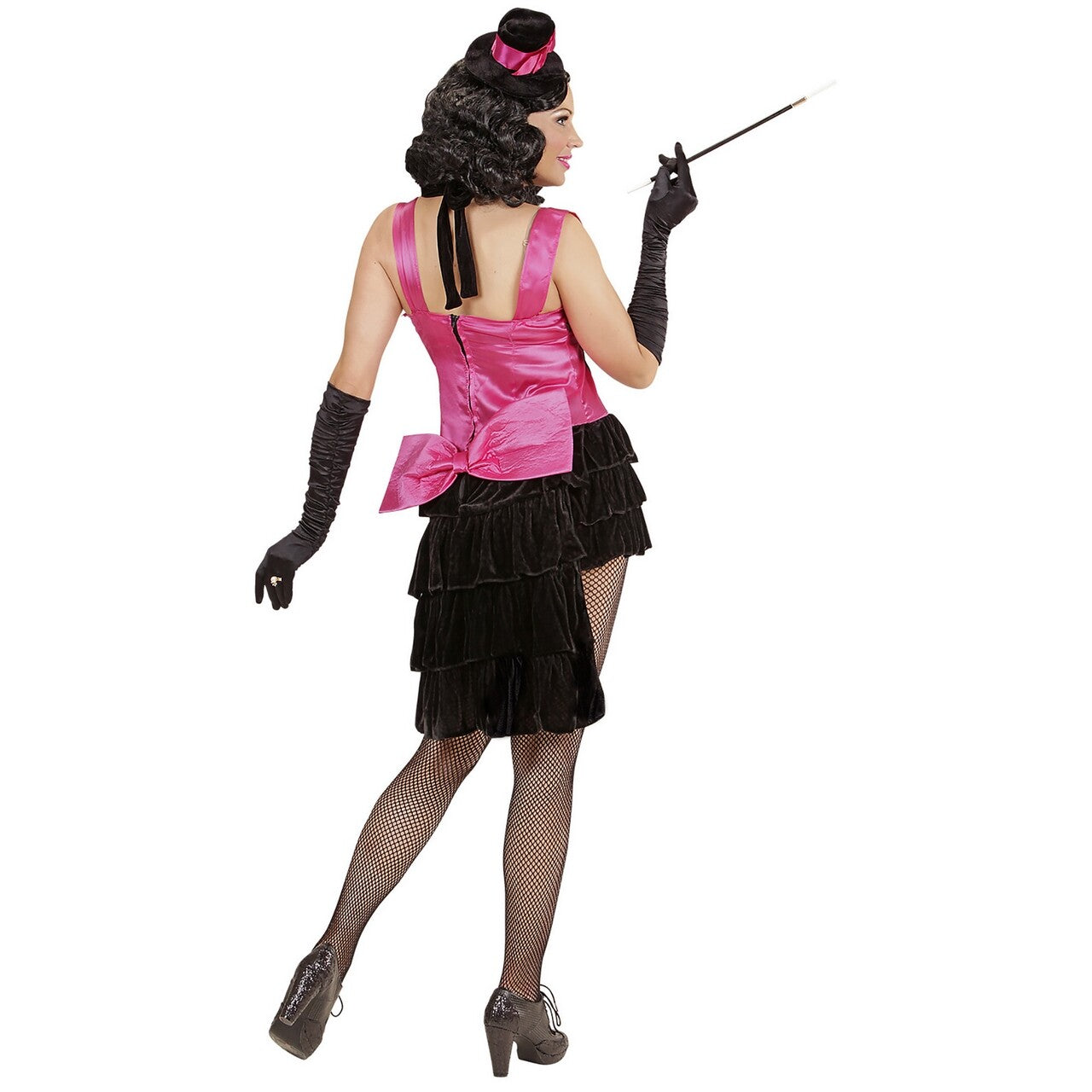 Op deze afbeelding zie je een Kostuums, van het merk Widmann. Brutale Burlesque Diva Vrouw Kostuum