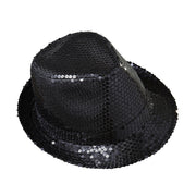 Op deze afbeelding zie je een Accessoires, van het merk Widmann. Disco Deukhoed Pailletten Zwart