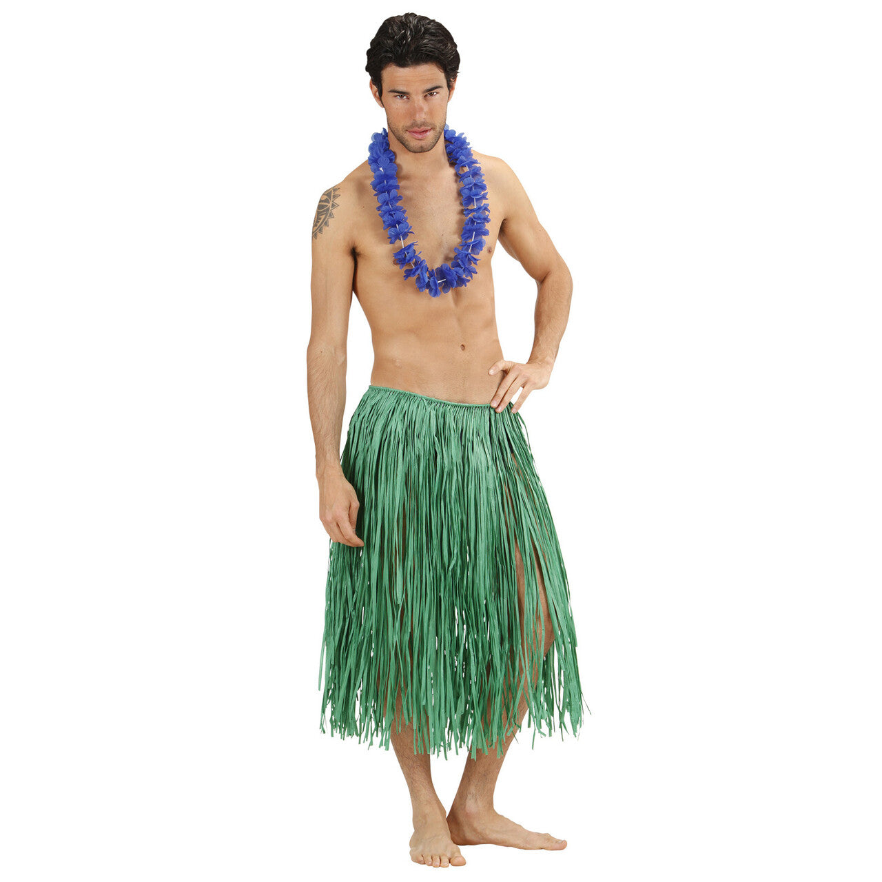 Op deze afbeelding zie je een Accessoires, van het merk Widmann. Hawaii Krans Blauw