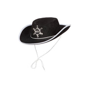 Op deze afbeelding zie je een Accessoires, van het merk Wilbers. Sheriff Department Hoed Met Ster Zwart