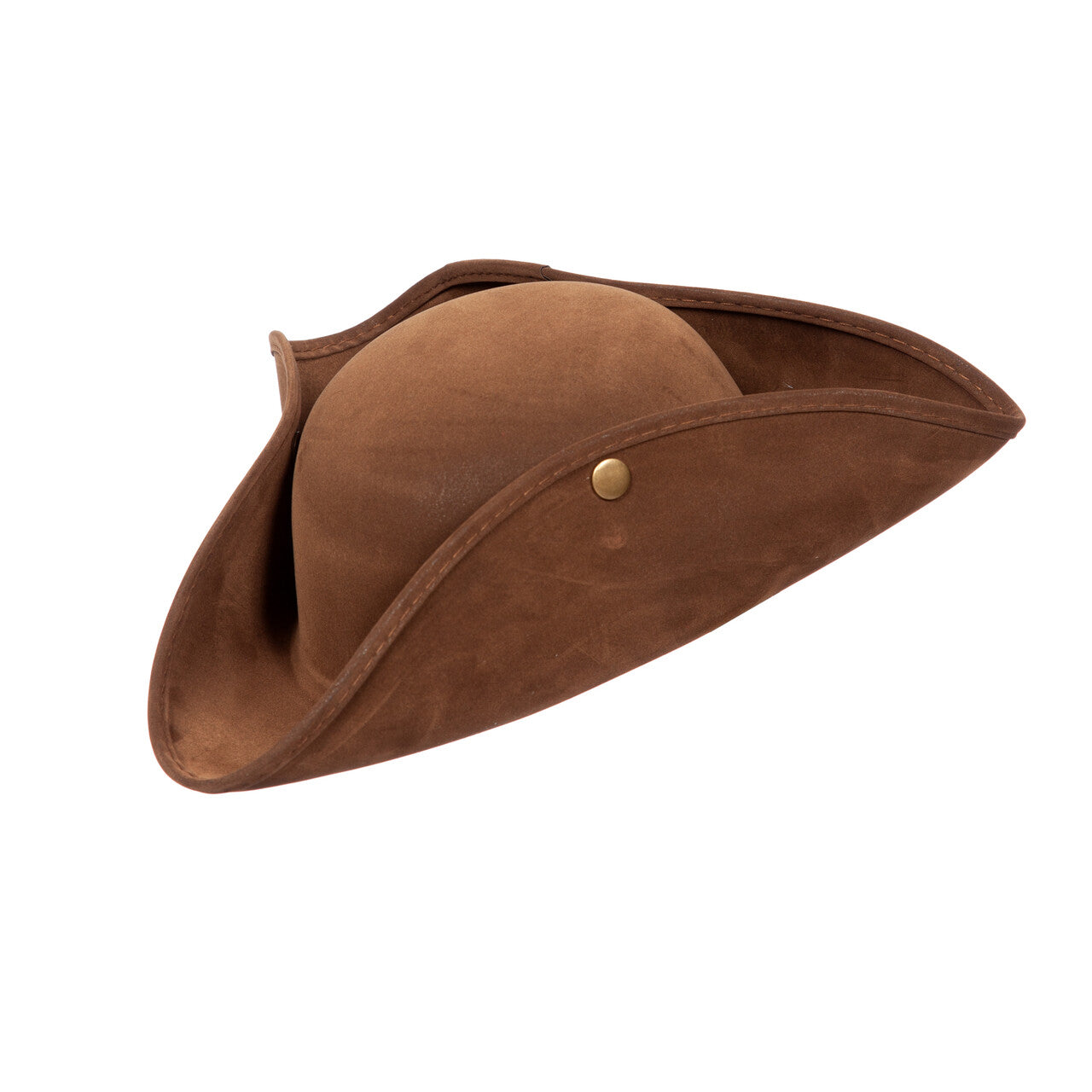Op deze afbeelding zie je een Accessoires, van het merk Wilbers. Eenvoudige Piratenhoed Bruin