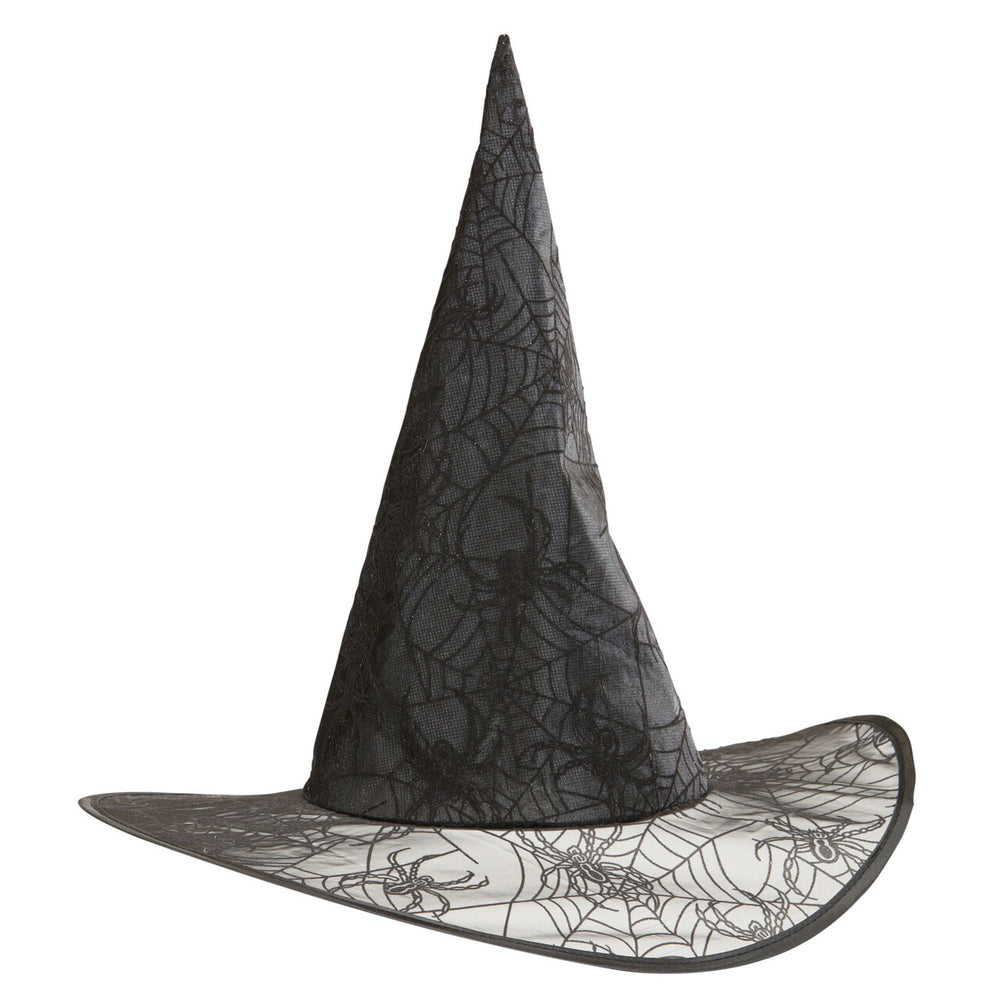 Op deze afbeelding zie je een Accessoires, van het merk Widmann. Heksenhoed Spinnenweb Met Spinnen