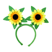 Op deze afbeelding zie je een Accessoires, van het merk Widmann. Hoofdband Zonnebloemen