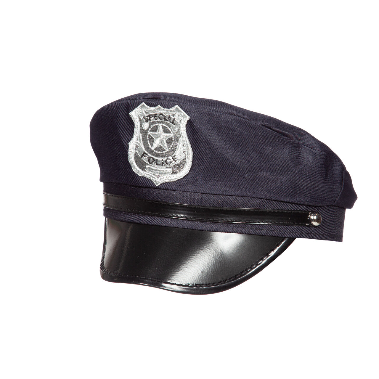 Op deze afbeelding zie je een Accessoires, van het merk Wilbers. Politie Pet Blauw Op Straat