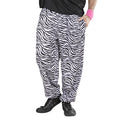 Baggy Broek 80s Zebra Man