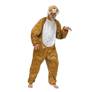 Op deze afbeelding zie je een Kostuums, van het merk Wilbers. Gevaarlijke Pluche Tijger Man Kostuum
