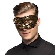 Op deze afbeelding zie je een Accessoires, van het merk Boland. Oogmasker Disco Goud