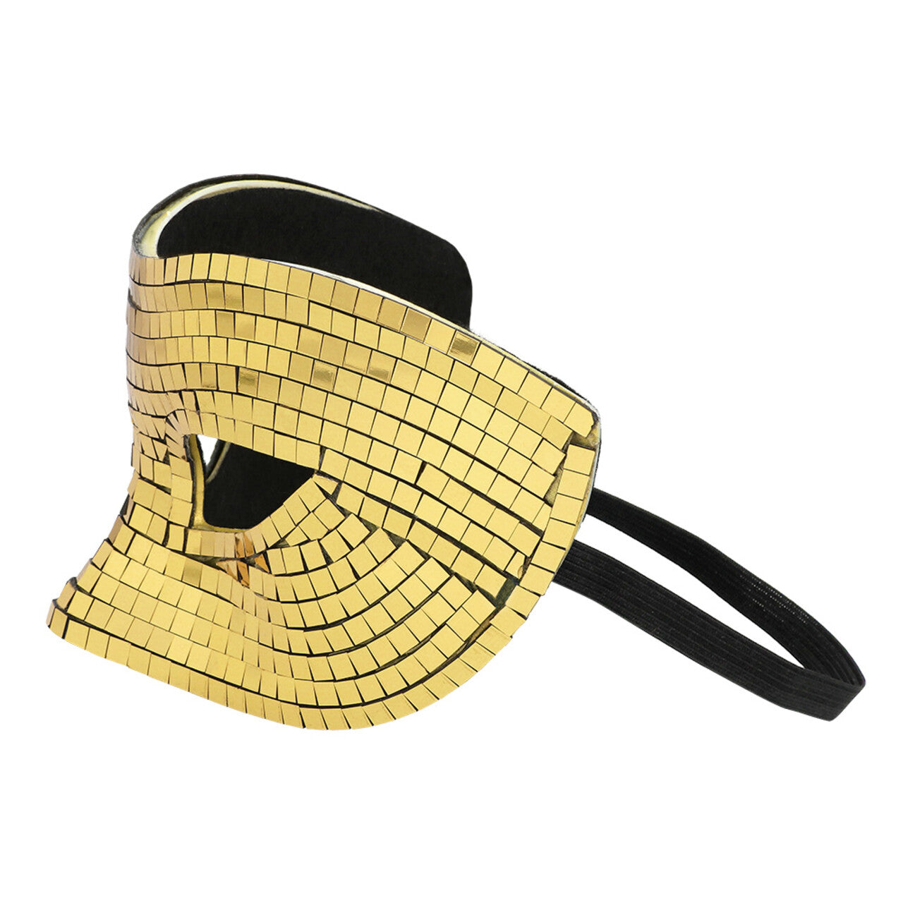 Op deze afbeelding zie je een Accessoires, van het merk Boland. Oogmasker Disco Goud