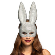 Op deze afbeelding zie je een Accessoires, van het merk Boland. Halfmasker Play Bunny Diamant