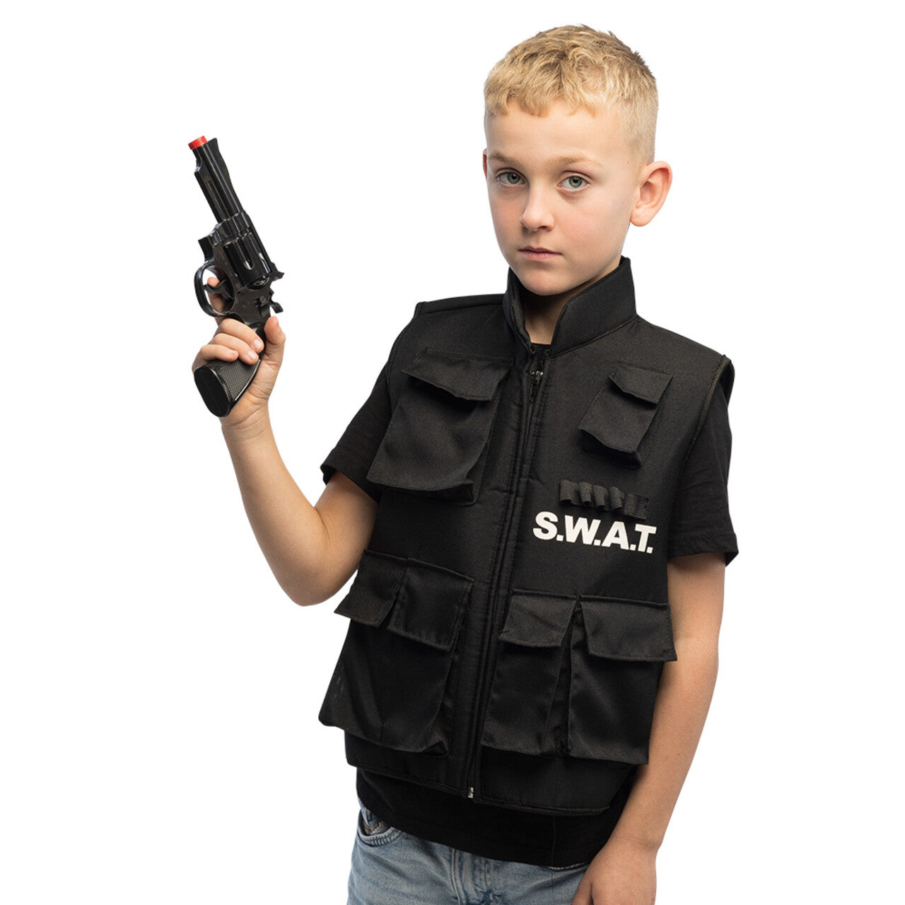 Op deze afbeelding zie je een Accessoires, van het merk Boland. Politie Pistool Dangerous Guard