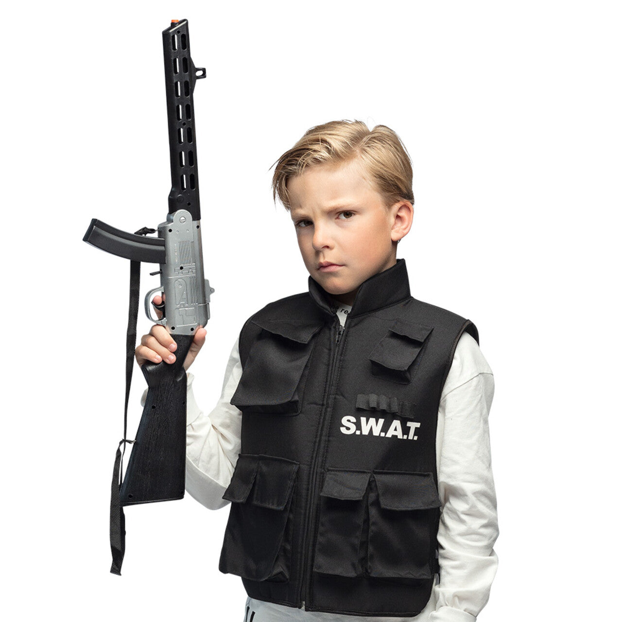 Op deze afbeelding zie je een Accessoires, van het merk Boland. Politie Geweer Swat Gun