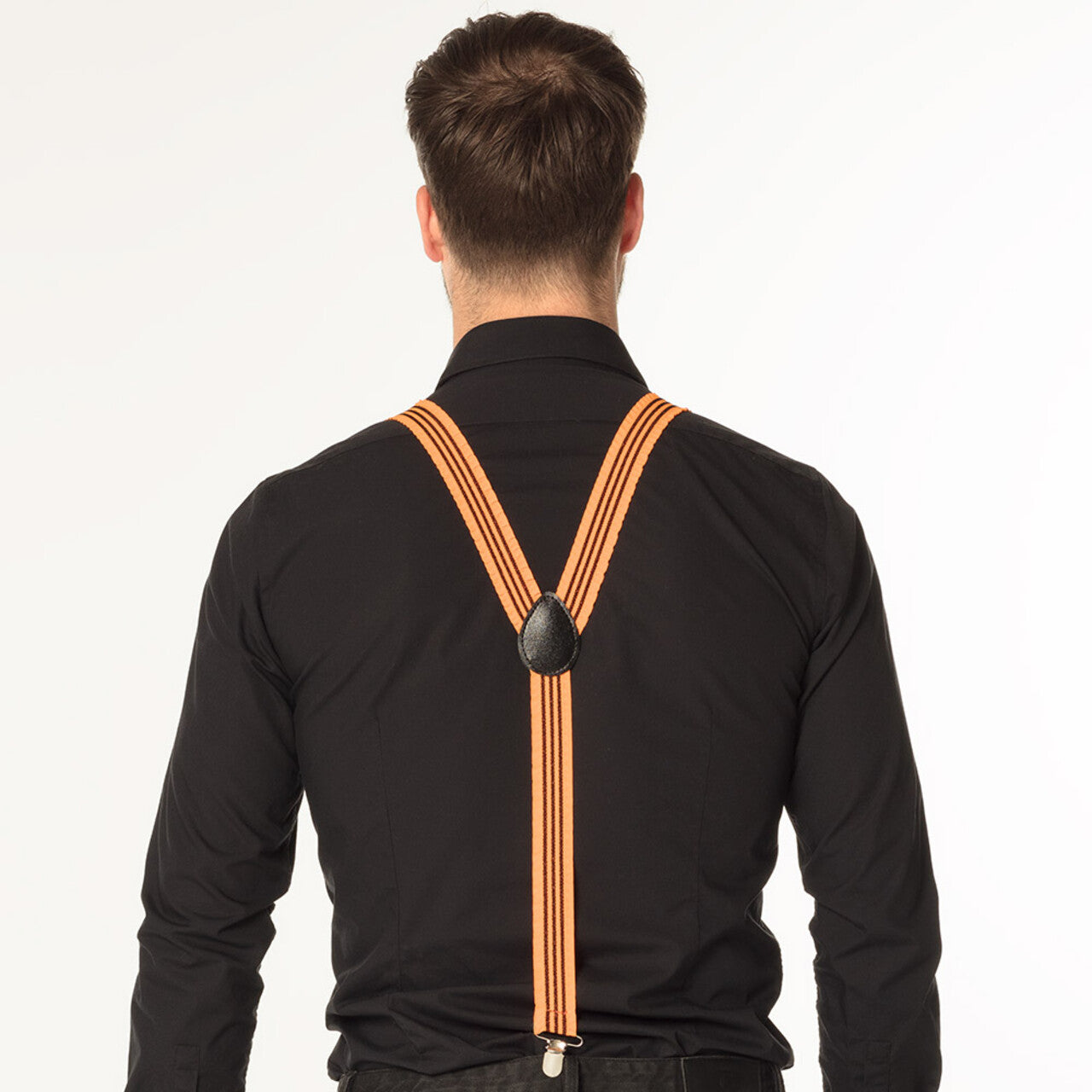 Op deze afbeelding zie je een Accessoires, van het merk Boland. Bretels Ruches Neonoranje Uv