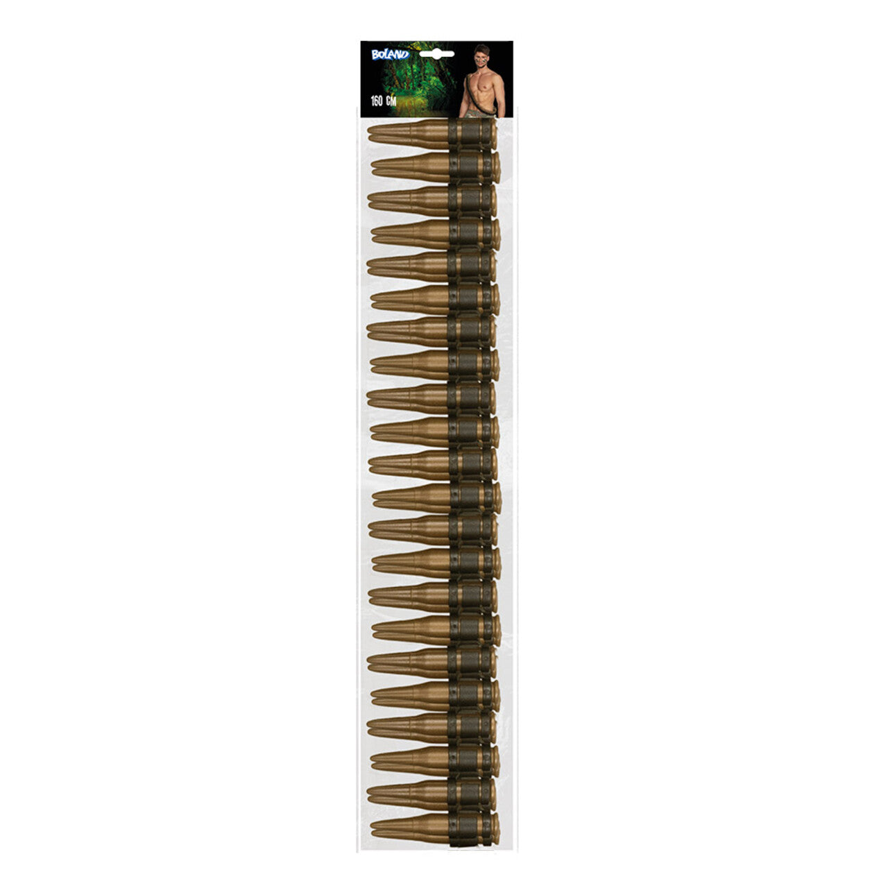 Op deze afbeelding zie je een Accessoires, van het merk Boland. Kogelriem Bulletstring 160 Centimeter