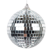Op deze afbeelding zie je een Decoratie, van het merk Boland. Set 6 Discoballen Zilver (Ø 8 Cm)