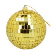 Op deze afbeelding zie je een Decoratie, van het merk Boland. Set 6 Discoballen Goud (Ø 8 Cm)