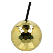 Op deze afbeelding zie je een Accessoires, van het merk Boland. Discobal Drinkbeker Met Rietje Goud (60 Cl)