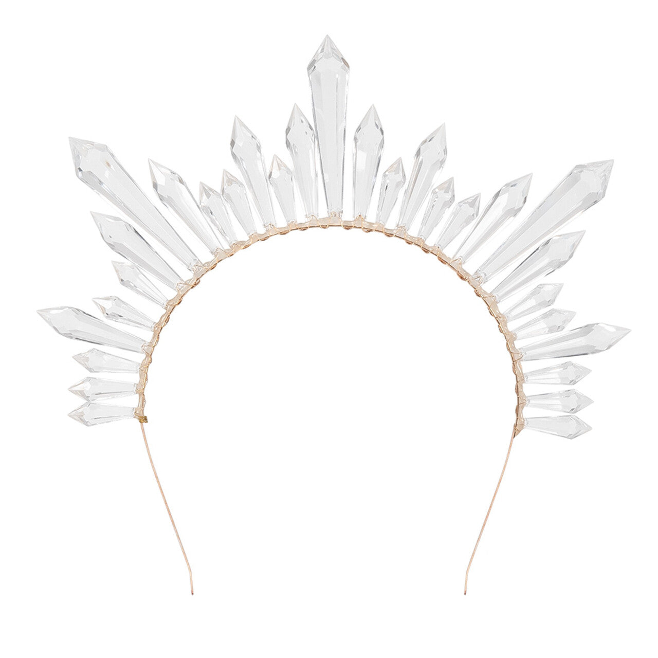 Op deze afbeelding zie je een Accessoires, van het merk Boland. Metalen Diadeem Halokroon Saphira