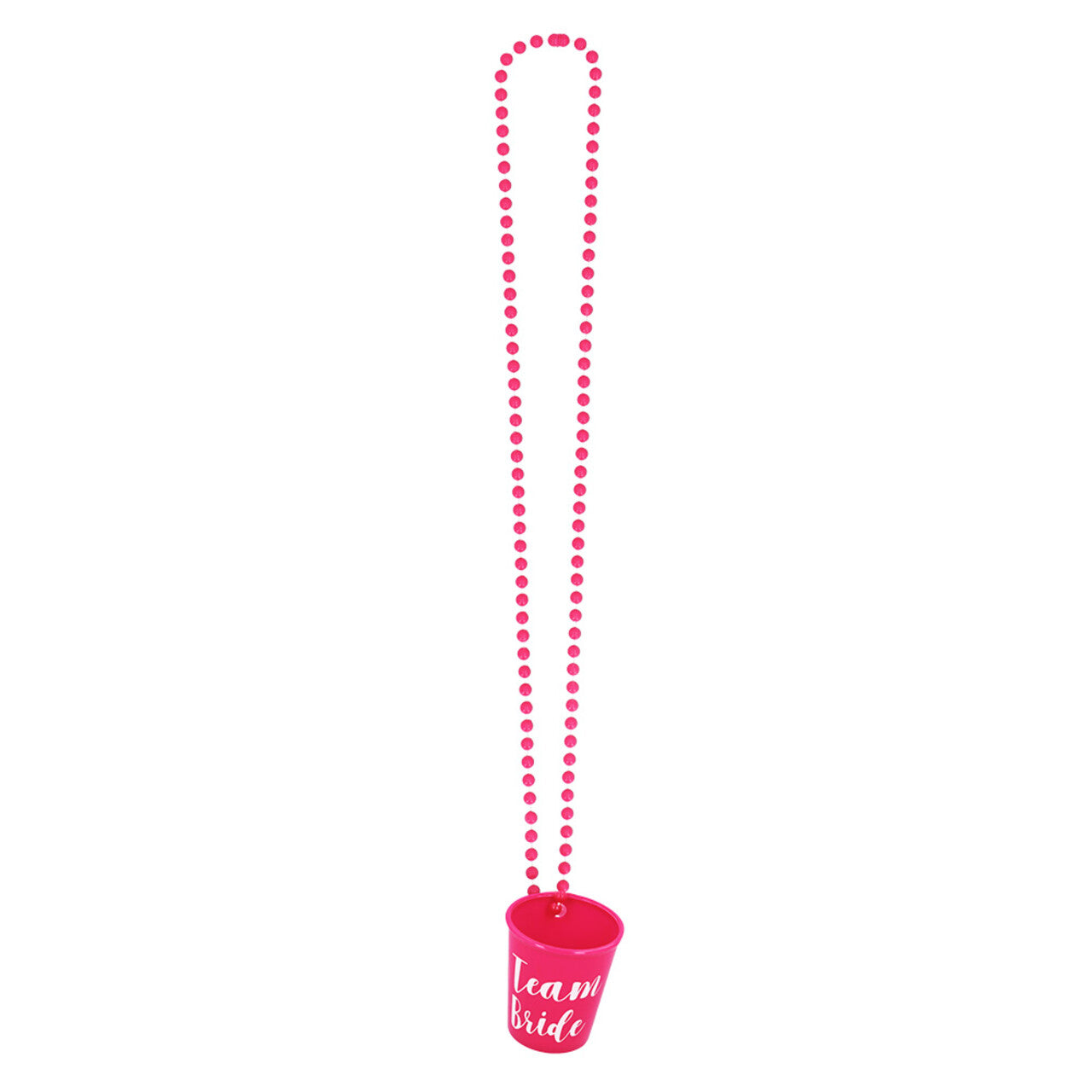 Op deze afbeelding zie je een Accessoires, van het merk Boland. Ketting Shotglaasje Team Bride Roze