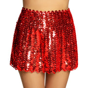 Op deze afbeelding zie je een Kostuums, van het merk Boland. Pailletten Rok Rood Party Forever Vrouw