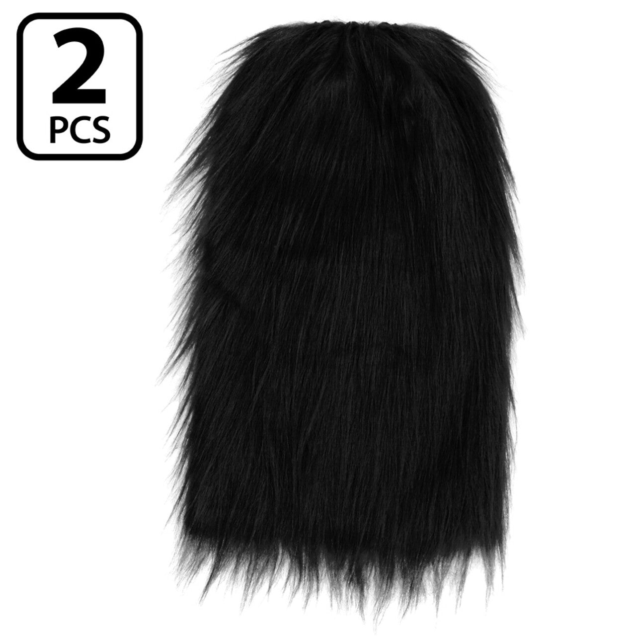 Op deze afbeelding zie je een Accessoires, van het merk Boland. Furry Rave Beenwarmers Zwart