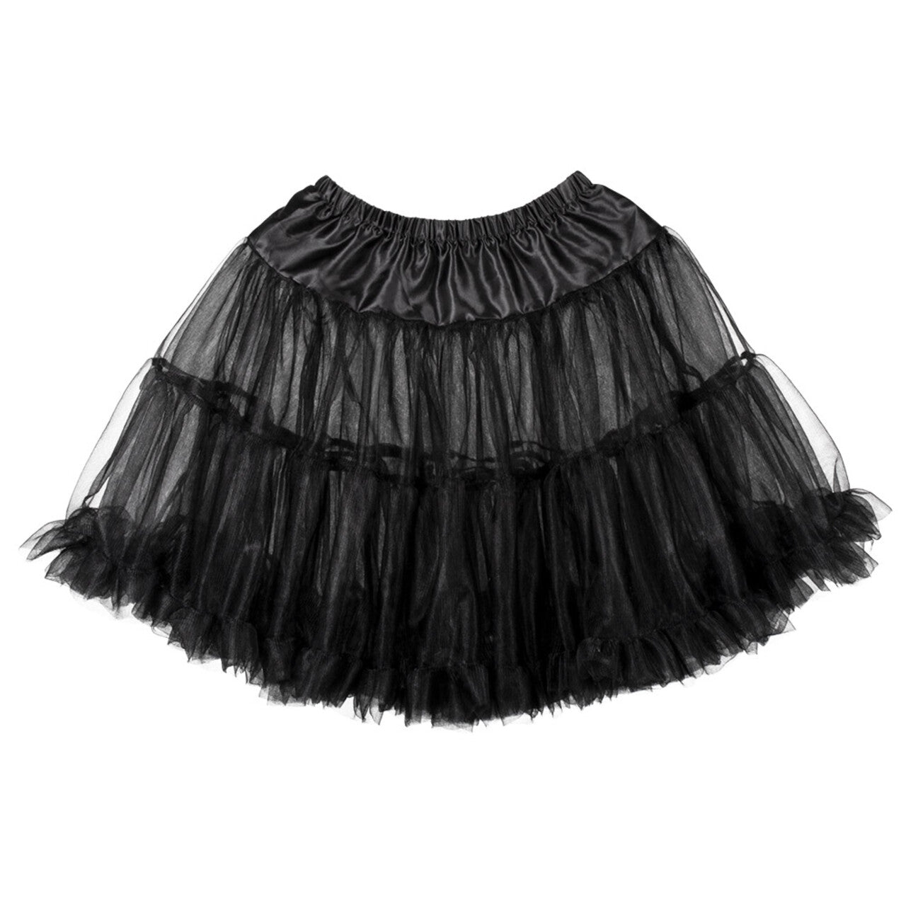Op deze afbeelding zie je een Kostuums, van het merk Boland. Petticoat De Luxe Zwart Vrouw