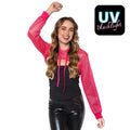 Sportief Visnet Festival Bolero Neon Roze Vrouw
