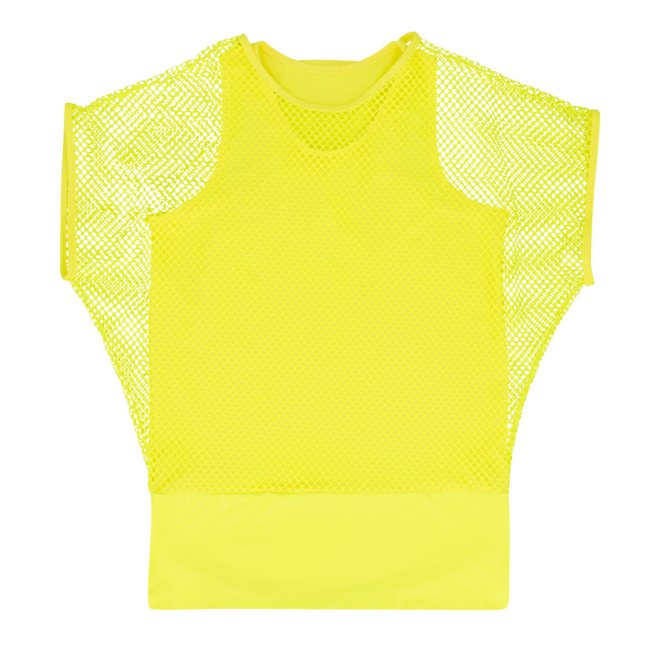 Op deze afbeelding zie je een Kostuums, van het merk Boland. Sunny Dance Shirt Visnet Geel Vrouw