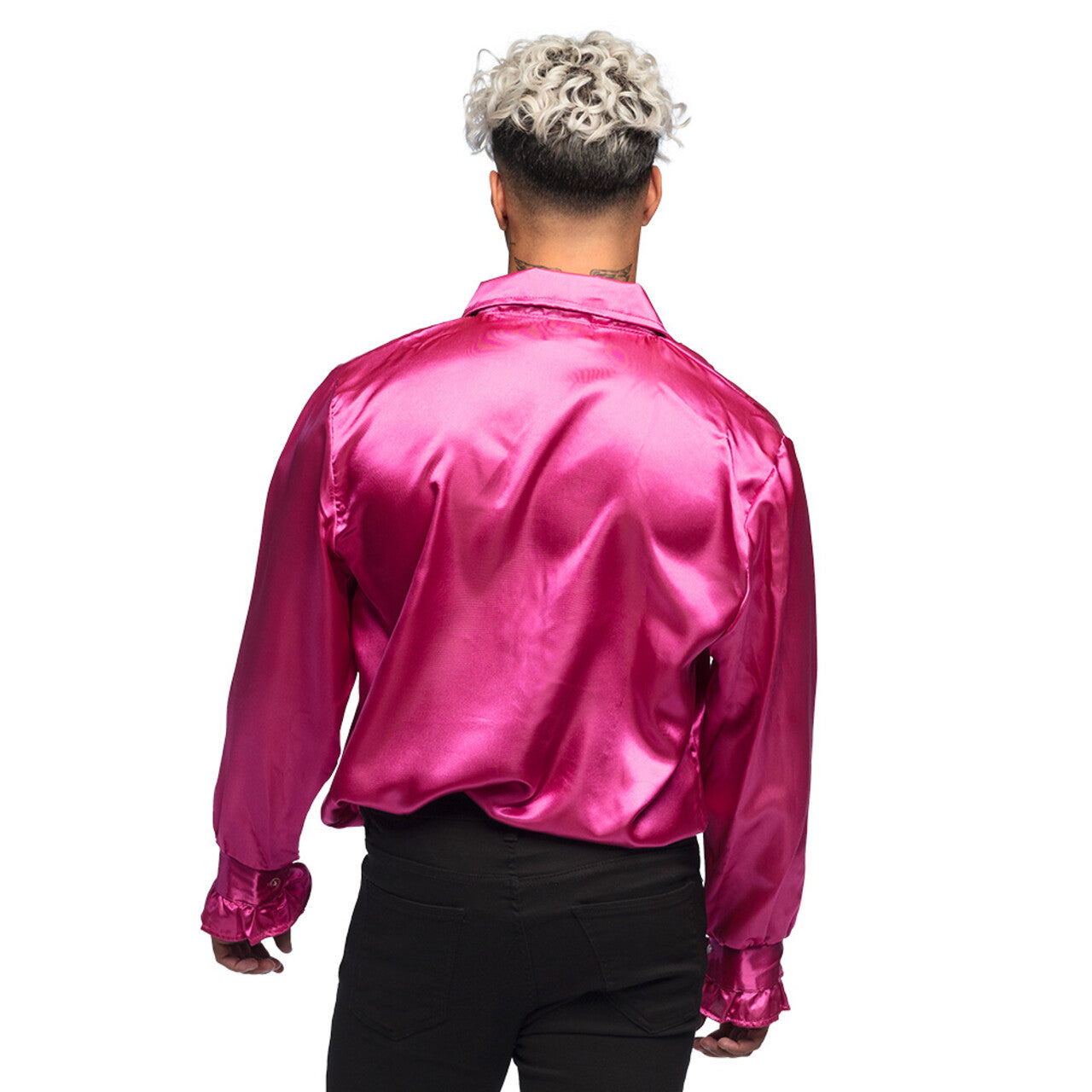 Op deze afbeelding zie je een Kostuums, van het merk Boland. Rouchen Blouse Roze Cocktail Rose Man