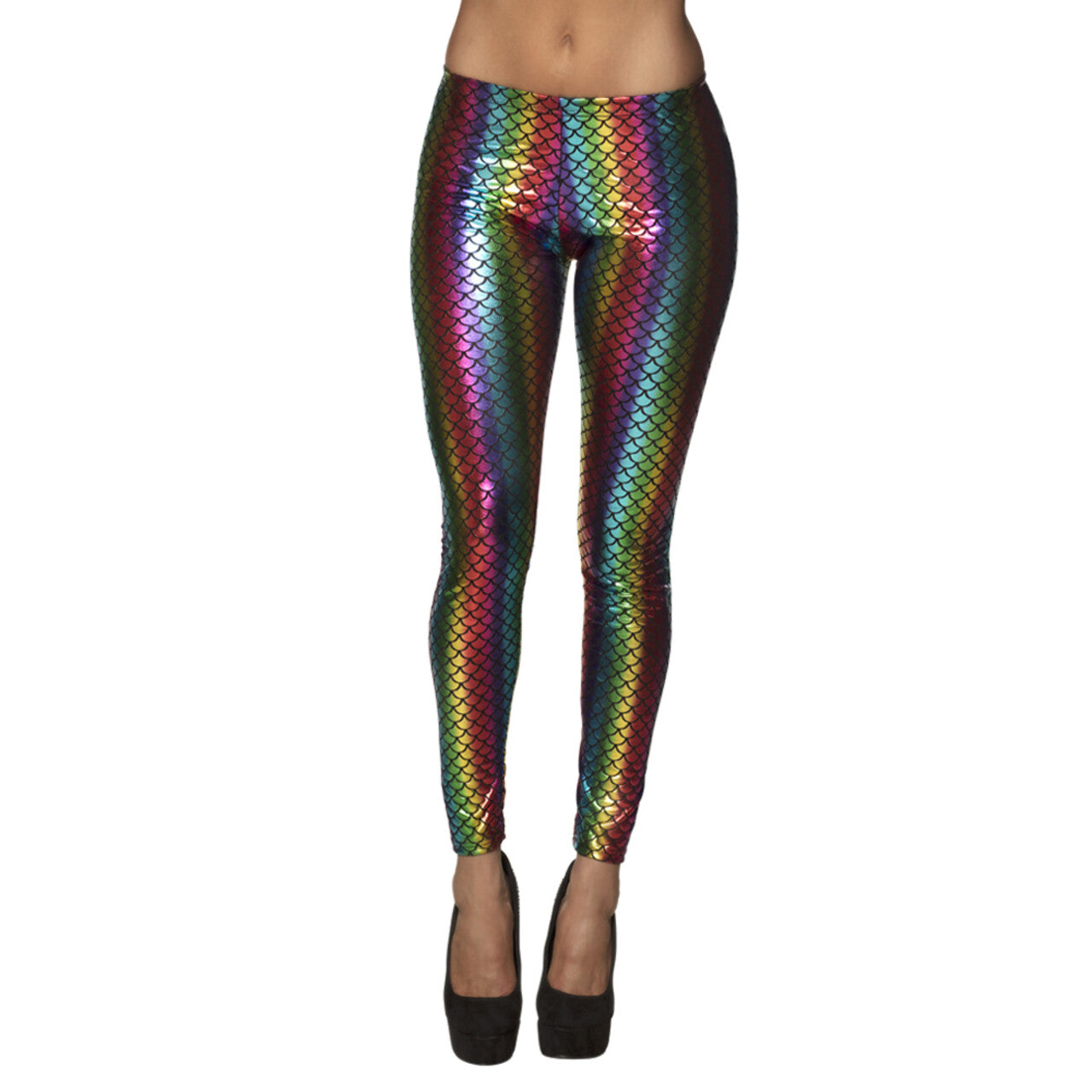 Op deze afbeelding zie je een Kostuums, van het merk Boland. Fantasy Mermaid Regenboog Legging Vrouw