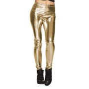 Op deze afbeelding zie je een Kostuums, van het merk Boland. Legging Goud Metallic Vrouw