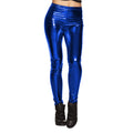 Legging Metallic Donkerblauw Vrouw