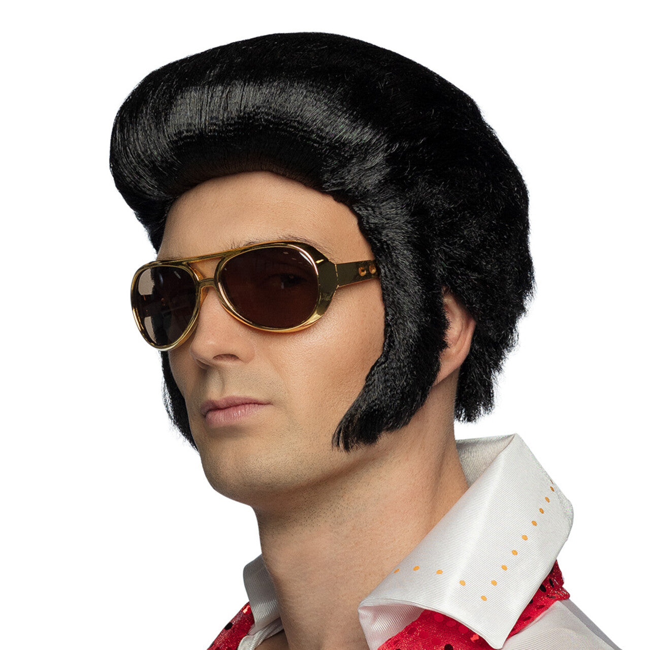 Op deze afbeelding zie je een Accessoires, van het merk Boland. Gouden Bril Rockn Roll Ster