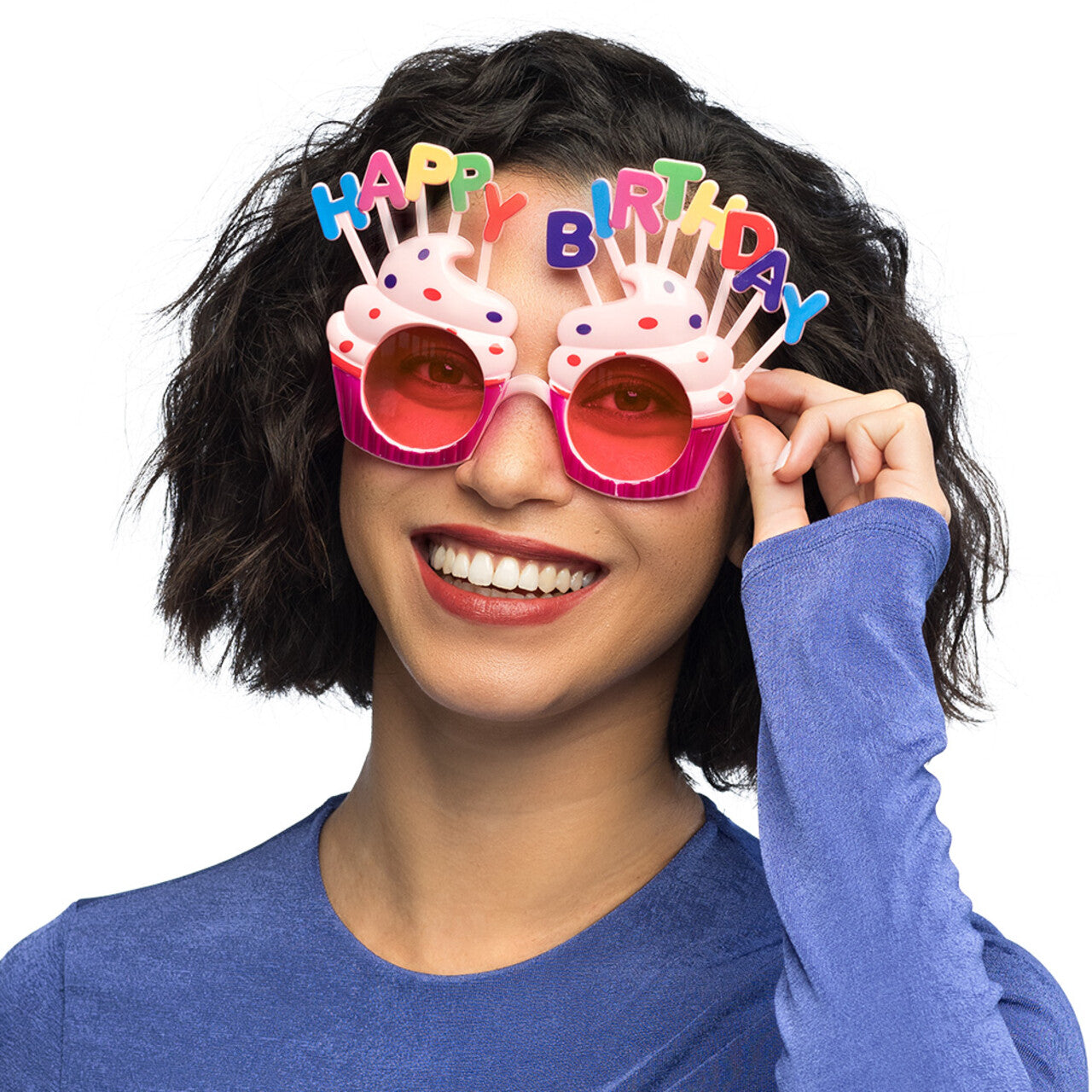 Op deze afbeelding zie je een Accessoires, van het merk Boland. Happy Birthday Bril