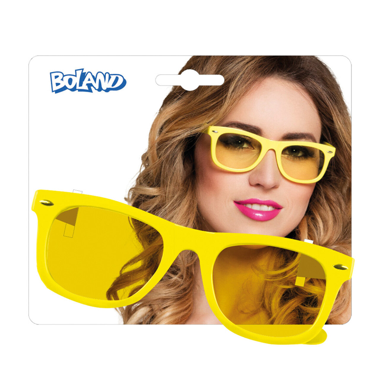 Op deze afbeelding zie je een Accessoires, van het merk Boland. Briljant Gele Bril