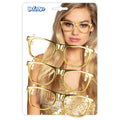 Set 3 Brillen Met Gouden Randje (Exclusief Glazen)