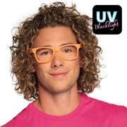 Op deze afbeelding zie je een Accessoires, van het merk Boland. Partybril Zonder Glazen Oranje