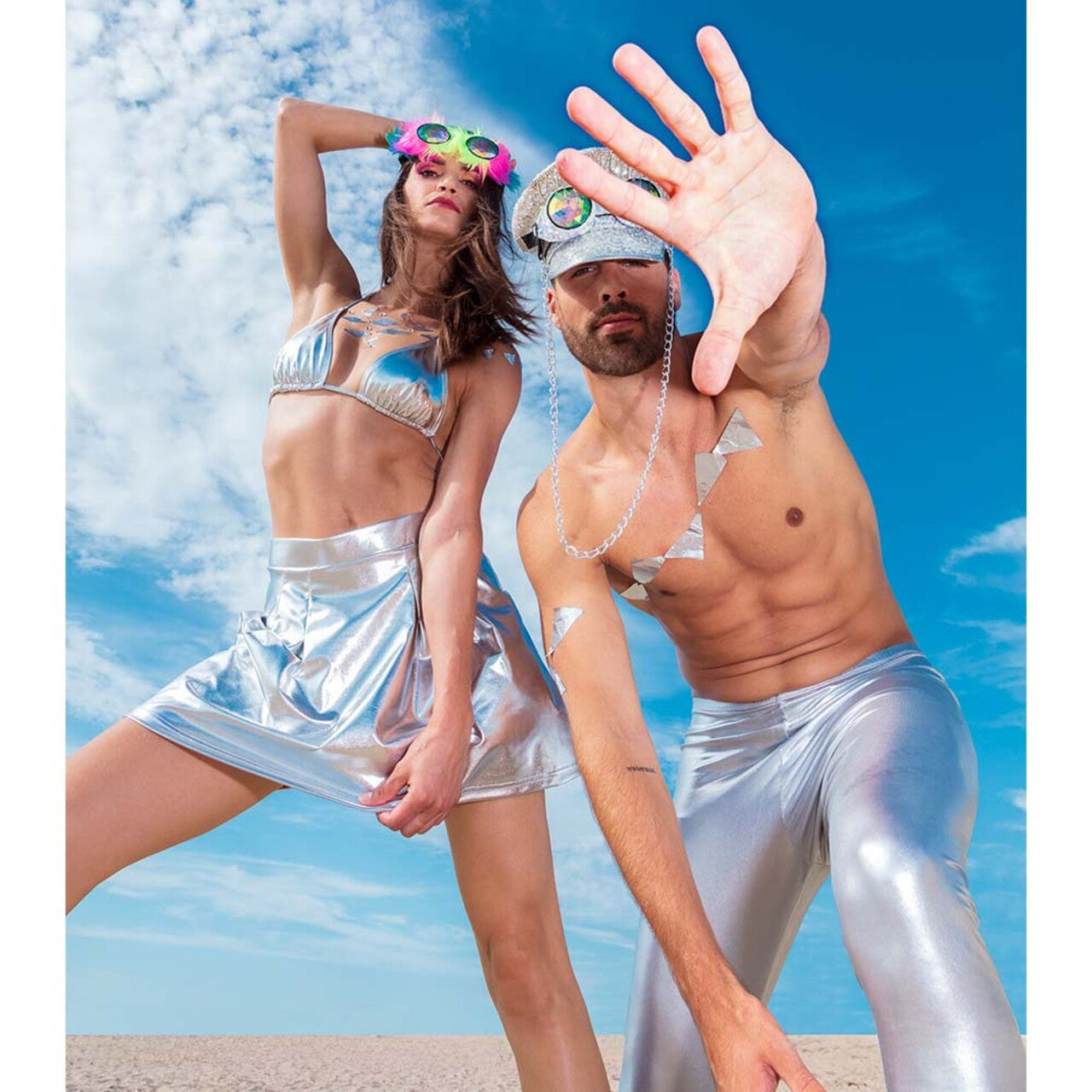 Op deze afbeelding zie je een Accessoires, van het merk Boland. Partybril Crazy Rave