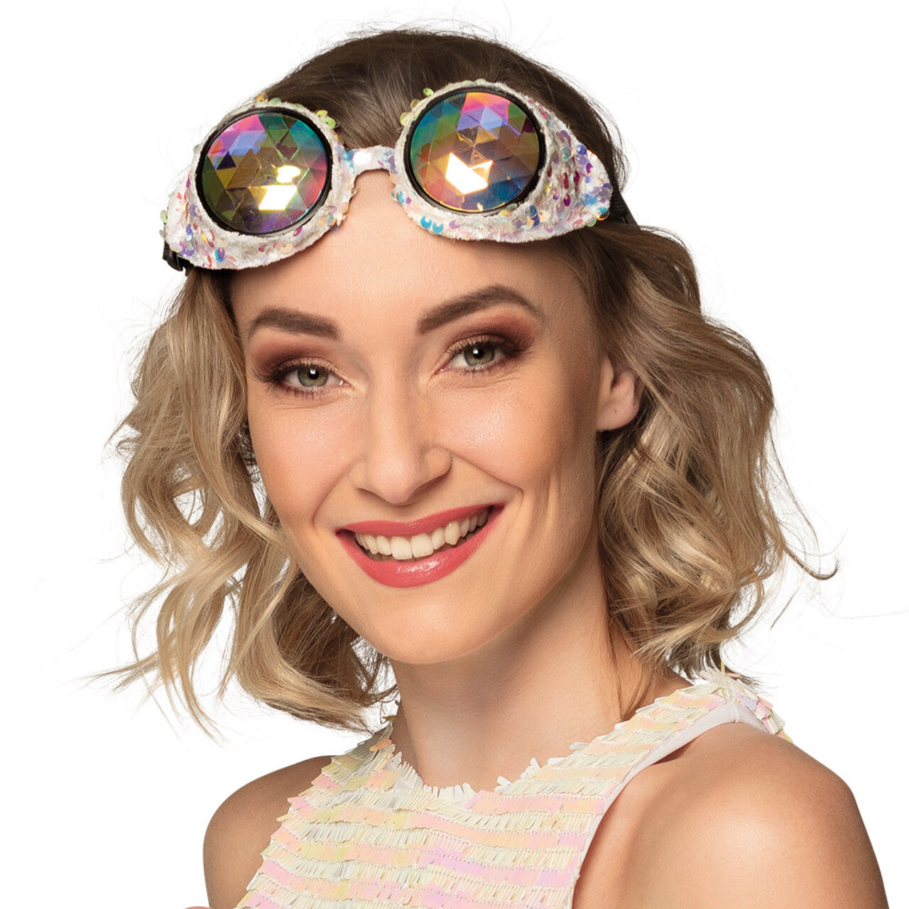 Op deze afbeelding zie je een Accessoires, van het merk Boland. Illusie In Zilver Bril
