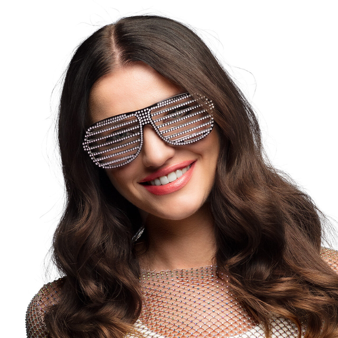 Op deze afbeelding zie je een Accessoires, van het merk Boland. Partybril Spectacular Shine Zwart