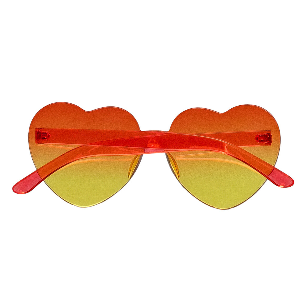 Op deze afbeelding zie je een Accessoires, van het merk Boland. Partybril Oranje Hartjes