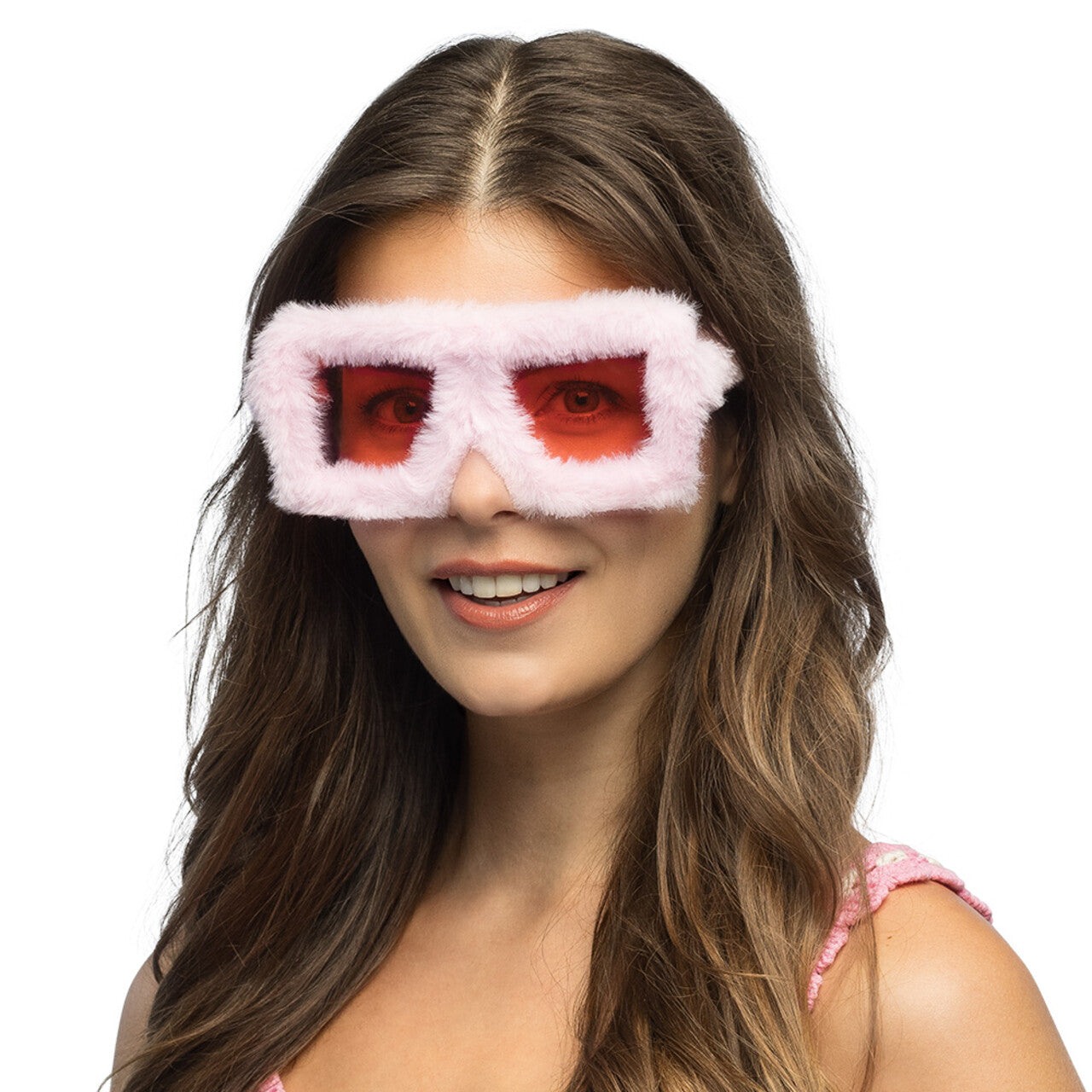 Op deze afbeelding zie je een Accessoires, van het merk Boland. Pink Fluffy Dream Bril