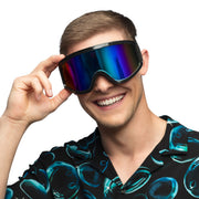 Op deze afbeelding zie je een Accessoires, van het merk Boland. Party Skibril Zwart