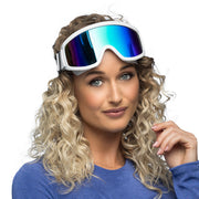 Op deze afbeelding zie je een Accessoires, van het merk Boland. Party Skibril Wit