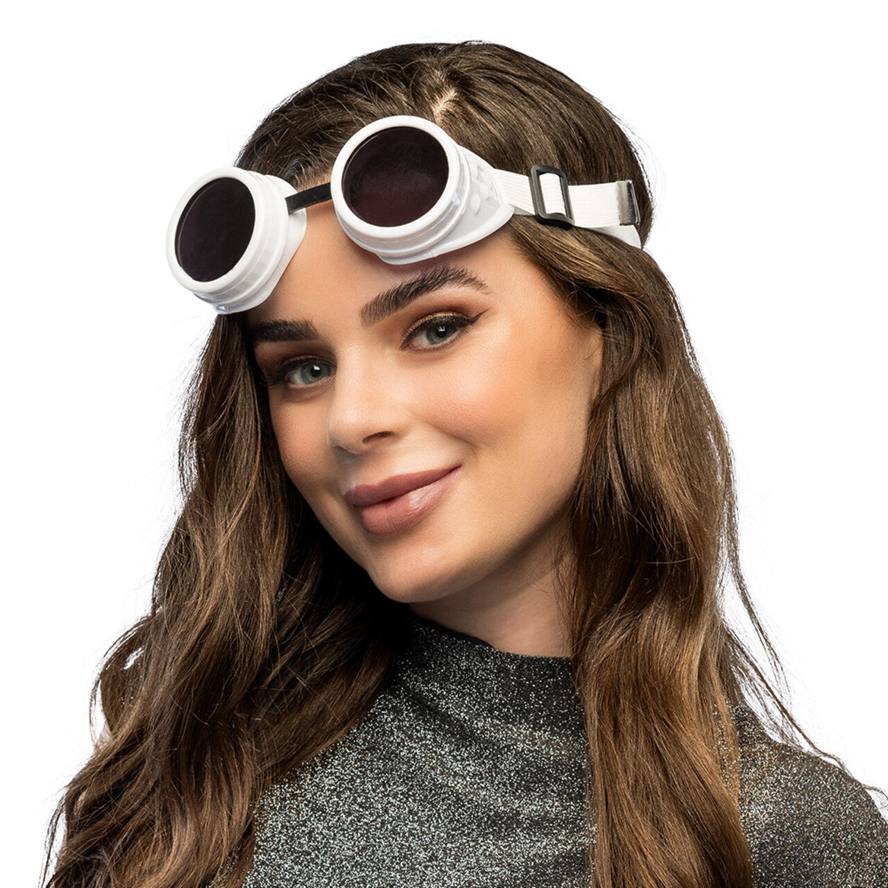 Op deze afbeelding zie je een Accessoires, van het merk Boland. Bril Burning Man White Vibe