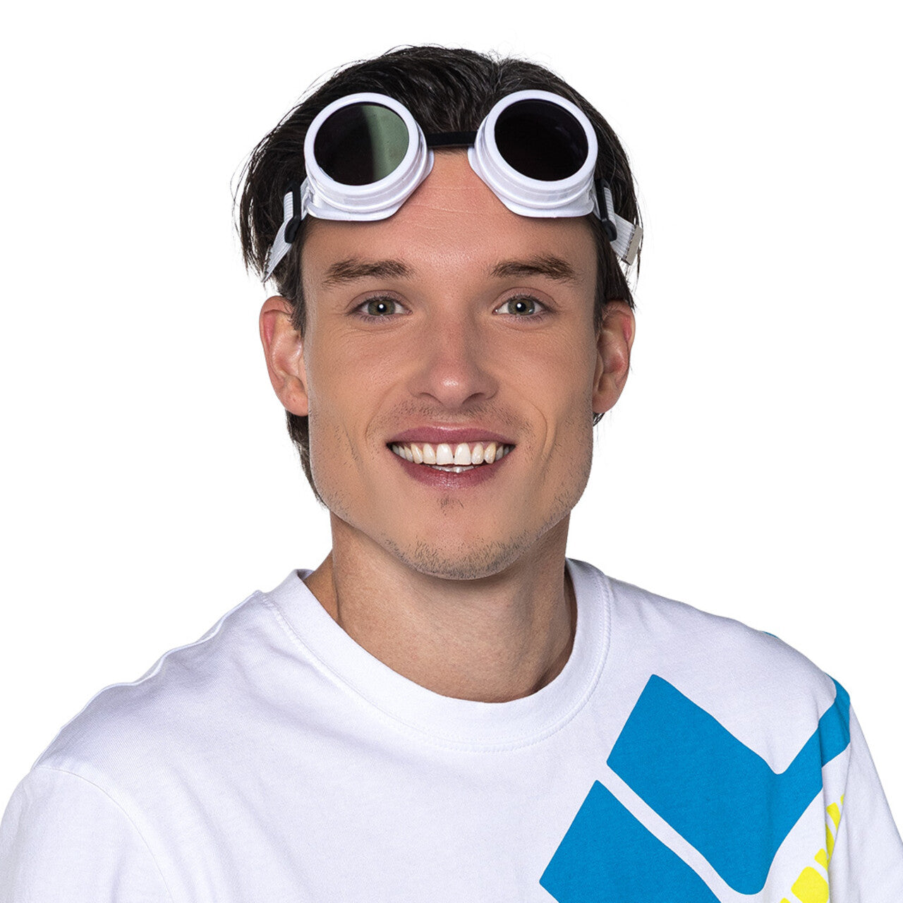 Op deze afbeelding zie je een Accessoires, van het merk Boland. Bril Burning Man White Vibe