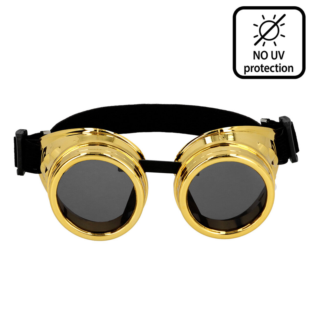 Op deze afbeelding zie je een Accessoires, van het merk Boland. Gouden Vintage Party Goggles