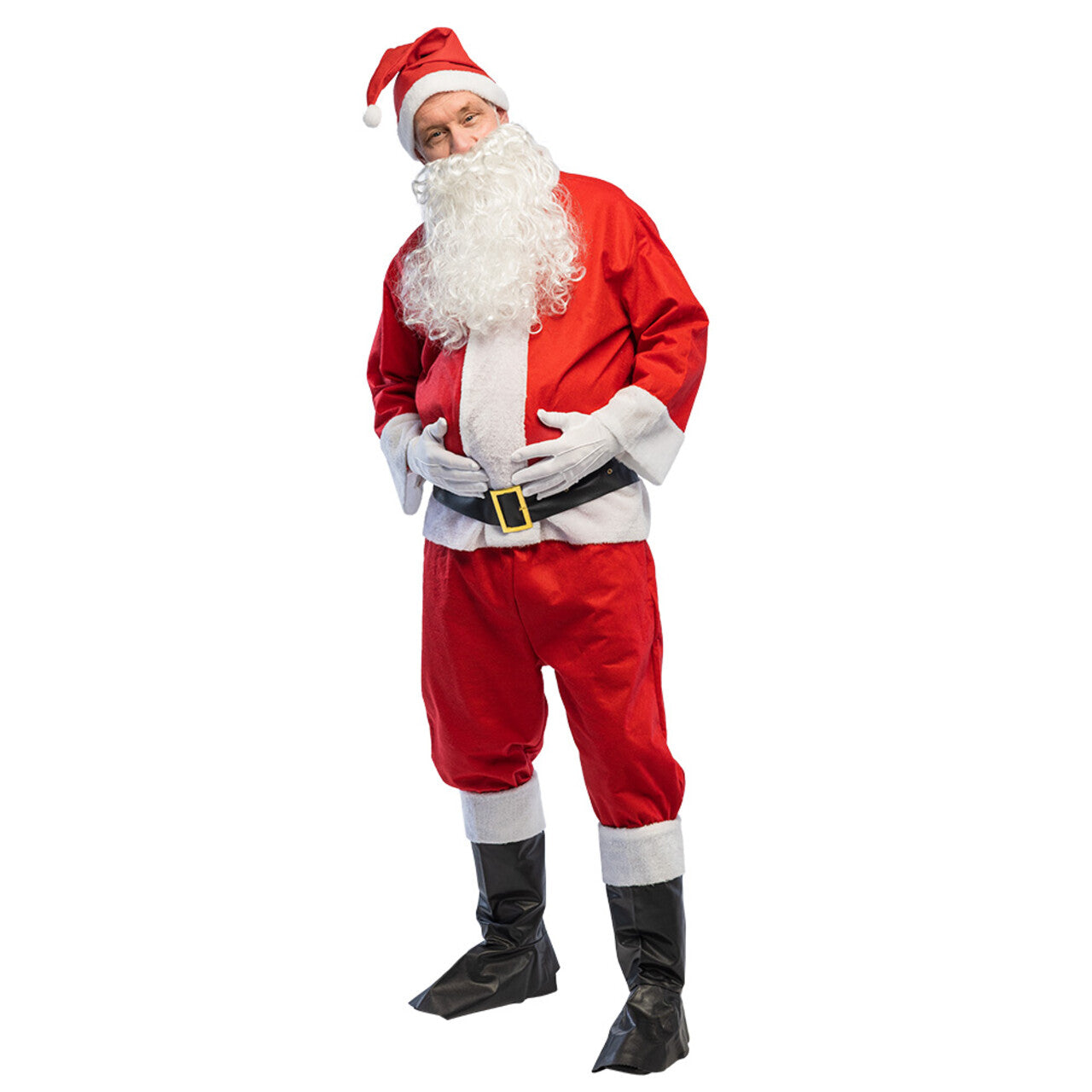 Op deze afbeelding zie je een Kostuums, van het merk Boland. Santa De Kerstman Vibes Kostuum