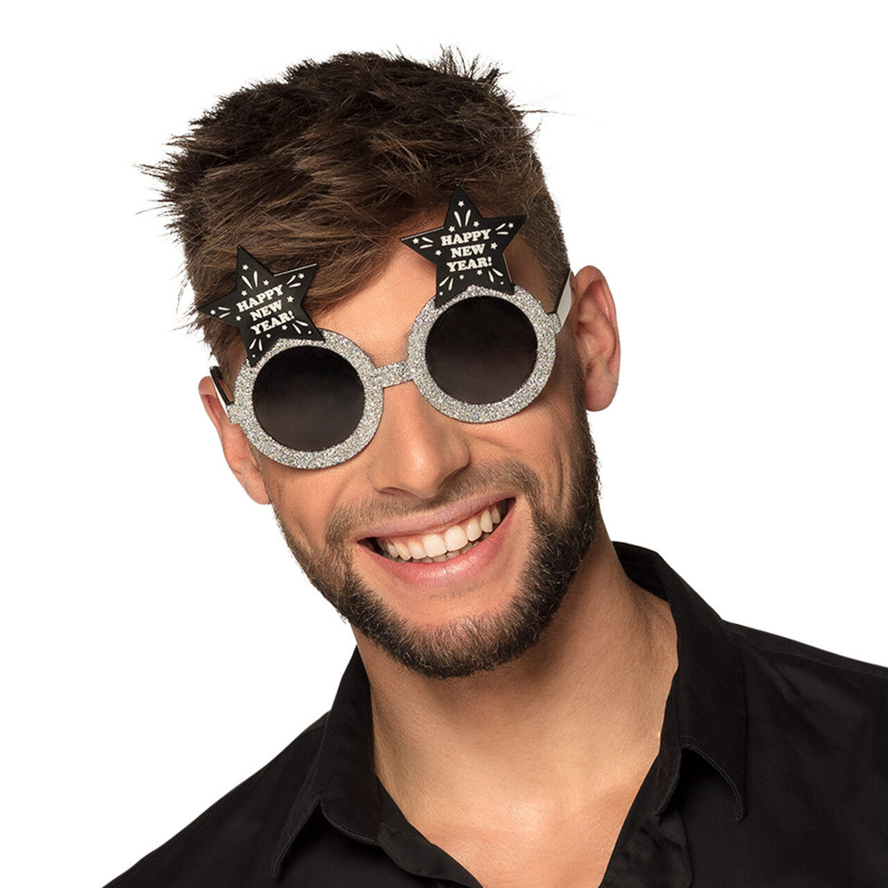 Op deze afbeelding zie je een Accessoires, van het merk Boland. Happy New Shiny Year Bril